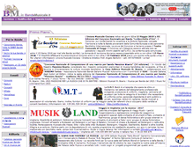 Tablet Screenshot of bandamusicale.it